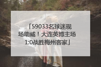 59033名球迷现场助威！大连英博主场1:0战胜梅州客家